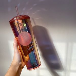 Starbucks Rose Gold Iridescent 2020 Dome Tumbler